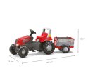 Rolly Toys 800261 Traktor Rolly Junior RT z przyczepą Czerwony Rolly Toys