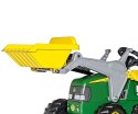 Rolly Toys 811496 Traktor Rolly Junior John Deere z łyżką i przyczepą Rolly Toys