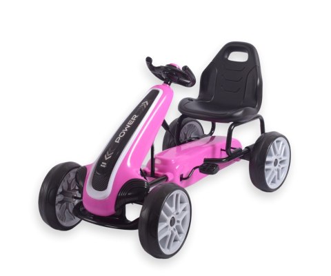 Milly Mally Gokart na pedały Power Pink Milly Mally