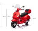 Milly Mally Pojazd na akumulator Vespa GTS Super Red Milly Mally