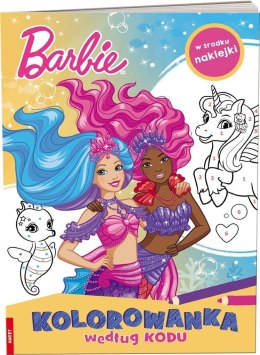 Barbie Dreamtopia Kolorowanka według kodu Ameet