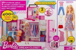 Barbie Garderoba Zestaw + Lalka Mattel