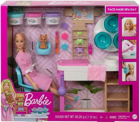 Barbie Salon SPA maseczka na twarz Mattel