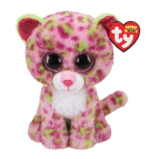 Beanie Boos Leopard różowy Lainey 24cm TY