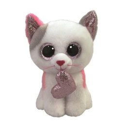 Beanie Boos Milena - biały kot z sercem 15cm TY