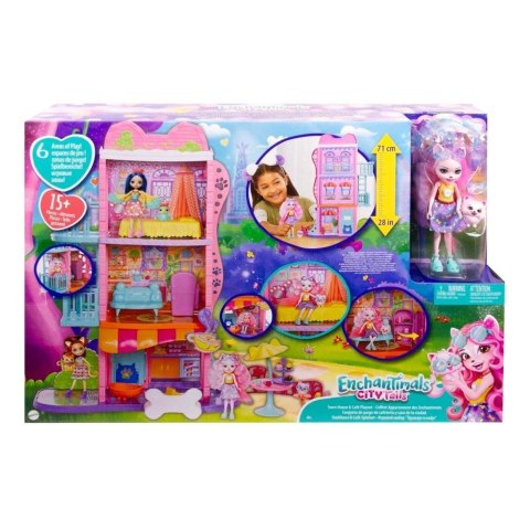 Enchantimals. Miejski domek z kawiarenką HHC18 Mattel