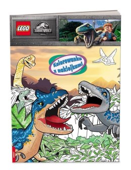 Lego Jurassic World. Kolorowanka z naklejkami Ameet