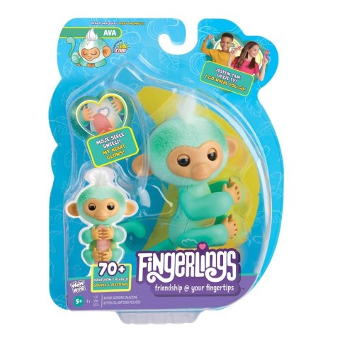 Małpka Fingerlings Ava seledynowa Cobi