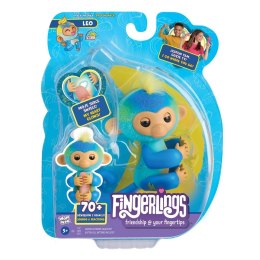 Małpka Fingerlings Leo niebieska Cobi