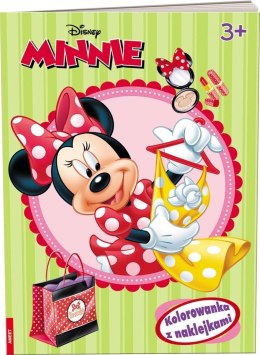 Minnie. Kolorowanka z naklejkami Ameet