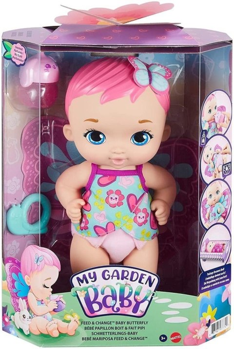 My Garden Baby. Bobasek z akcesoriami GYP10 Mattel