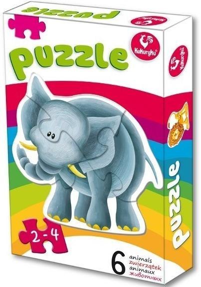 Pierwsze puzzle - Zwierzątka 2 Kukuryku