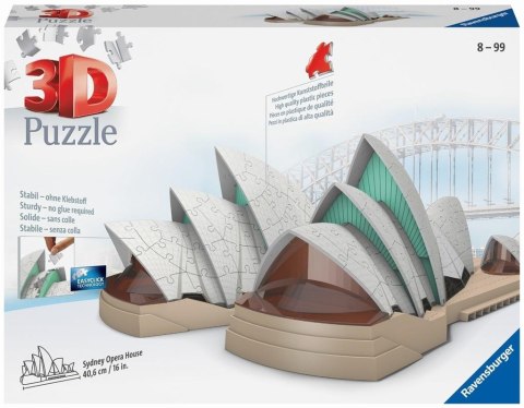 Puzzle 3D 216 Budynki nocą: Opera w Sydney Ravensburger