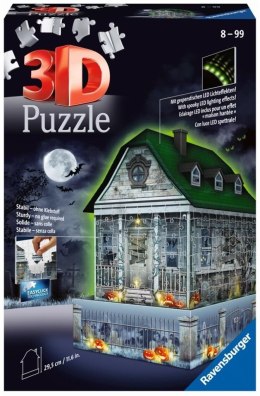 Puzzle 3D 216 Nawiedzony dom świecący w ciemności Ravensburger