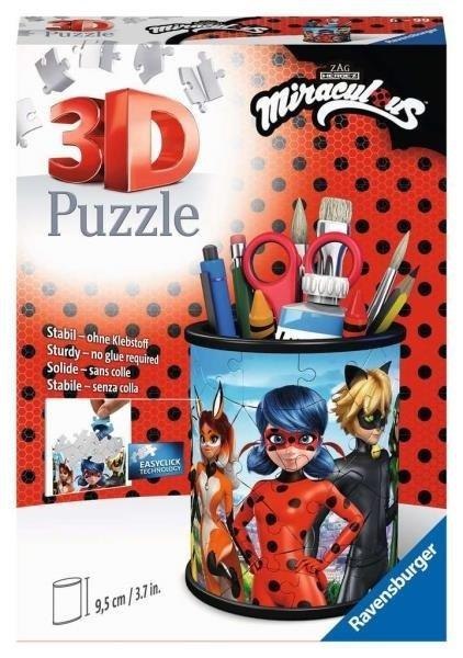 Puzzle 3D 54 Przybornik Miraculous Ravensburger