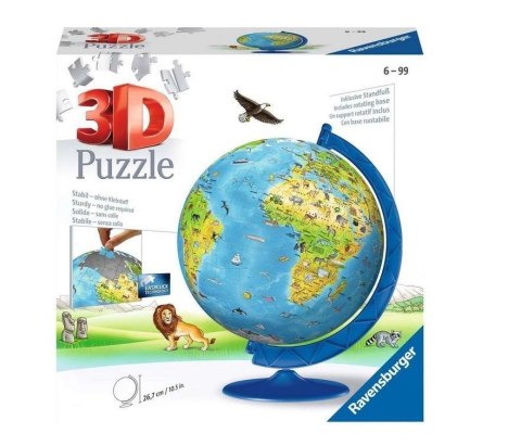 Puzzle 3D Globus po angielsku 180 elementów Ravensburger