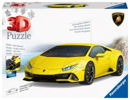 Puzzle 3D Pojazdy: Lamborghini Huracn Evo Giallo Ravensburger