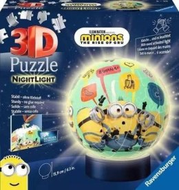 Puzzle 3D Świecąca kula: Minionki Ravensburger