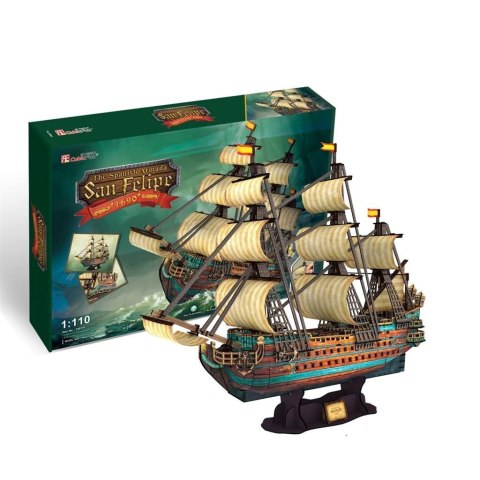 Puzzle 3D Żaglowiec San Felipe XL Cubic Fun