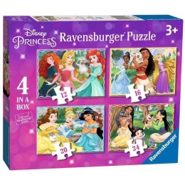 Puzzle 4w1 Księżniczki Disney 2 Ravensburger