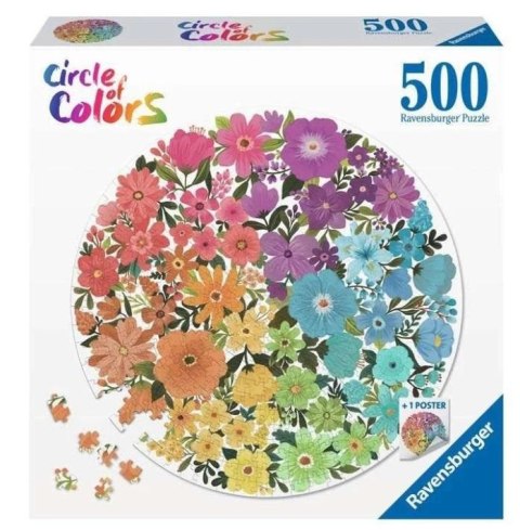 Puzzle 500 Kwiaty Ravensburger