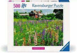 Puzzle 500 Łąka w Szwecji Ravensburger