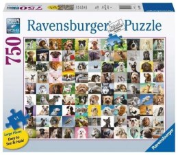 Puzzle 750 XXL 99 uroczych piesków Ravensburger