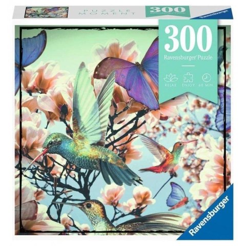 Puzzle Moment 300 Koliber i motyle Ravensburger