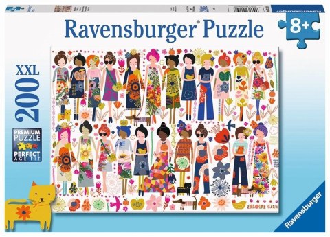 Puzzle dla dzieci 200 Przyjaciele i kwiaty Ravensburger