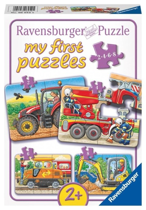 Puzzle dla dzieci zestaw W pracy Ravensburger