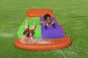 Ślizg wodny SplashCoaster dla 2 dzieci 3+ BESTWAY Tor 488cm + Spryskiwacze + Rampa Bestway