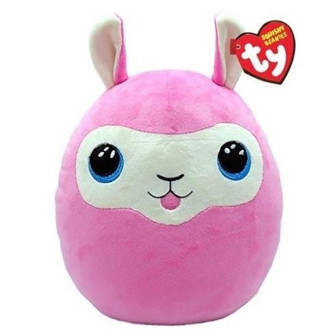 Squishy Beanies Lana - różowa lama 30cm TY