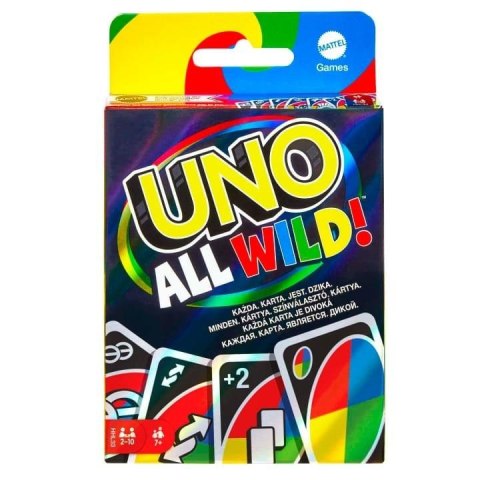 Uno All Wild Dzikie karty Mattel