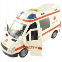 AUTO AMBULANS KARETKA OTWIERANE DRZWI 1:16 WY590A LUXMA