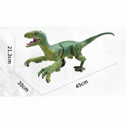 Dinozaur Velociraptor zdalnie sterowany pilot port usb dźwięki QX020 LUXMA