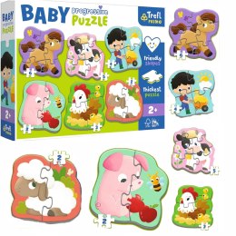 Puzzle Baby Progressive 6w1 Farma 2+ Trefl 44000 TREFL