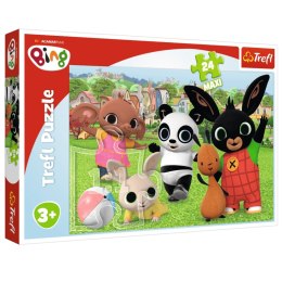 Puzzle Bing Maxi 24 el. Bing Zabawa w parku Trefl 14306 TREFL