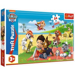 Puzzle Psi Patrol Trefl Maxi 24 el. Zabawa na kocu 14346 TREFL