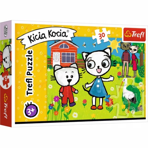 Puzzle Trefl Kicia Kocia 30 el. Przygody Kici Koci 18264 TREFL