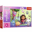 Puzzle Trefl Koci Domek Gabi 30 el. Gabi i jej uroczy domek 18301 TREFL