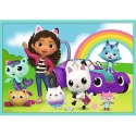 Puzzle Trefl Koci domek Gabi Puzzle 10w1 329 el. W świecie Gabi 96003 TREFL