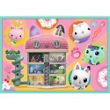 Puzzle Trefl Koci domek Gabi Puzzle 10w1 329 el. W świecie Gabi 96003 TREFL