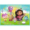 Puzzle Trefl Koci domek Gabi Puzzle 10w1 329 el. W świecie Gabi 96003 TREFL