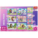 Puzzle Trefl Koci domek Gabi Puzzle 10w1 329 el. W świecie Gabi 96003 TREFL