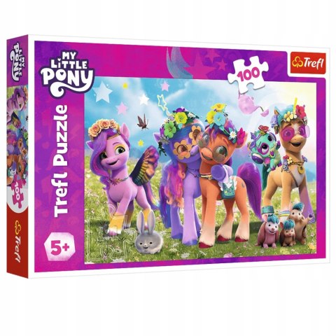 Puzzle Trefl My Little Pony 100 el. Zabawne Kucyki 16463 TREFL