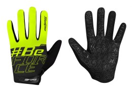 Rękawiczki rowerowe FORCE MTB SWIPE fluo