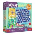 Gra planszowa 2w1 Chińczyk Węże i drabiny Lilo & Stitch Trefl 02656 TREFL