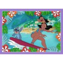 Puzzle 4w1 Lilo & Stitch Szalony dzień Trefl 34633 TREFL