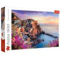 Puzzle Widok na miasteczko Manarola Włochy 1500 elementów Trefl 26137 TREFL