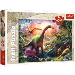 Puzzle dinozaury 100 elementów Świat dinozaurów Trefl 16277 TREFL